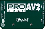 :Radial PRO-AV2   , / thru 1/8", 1/4" TRS, 2x RCA,  2x XLR